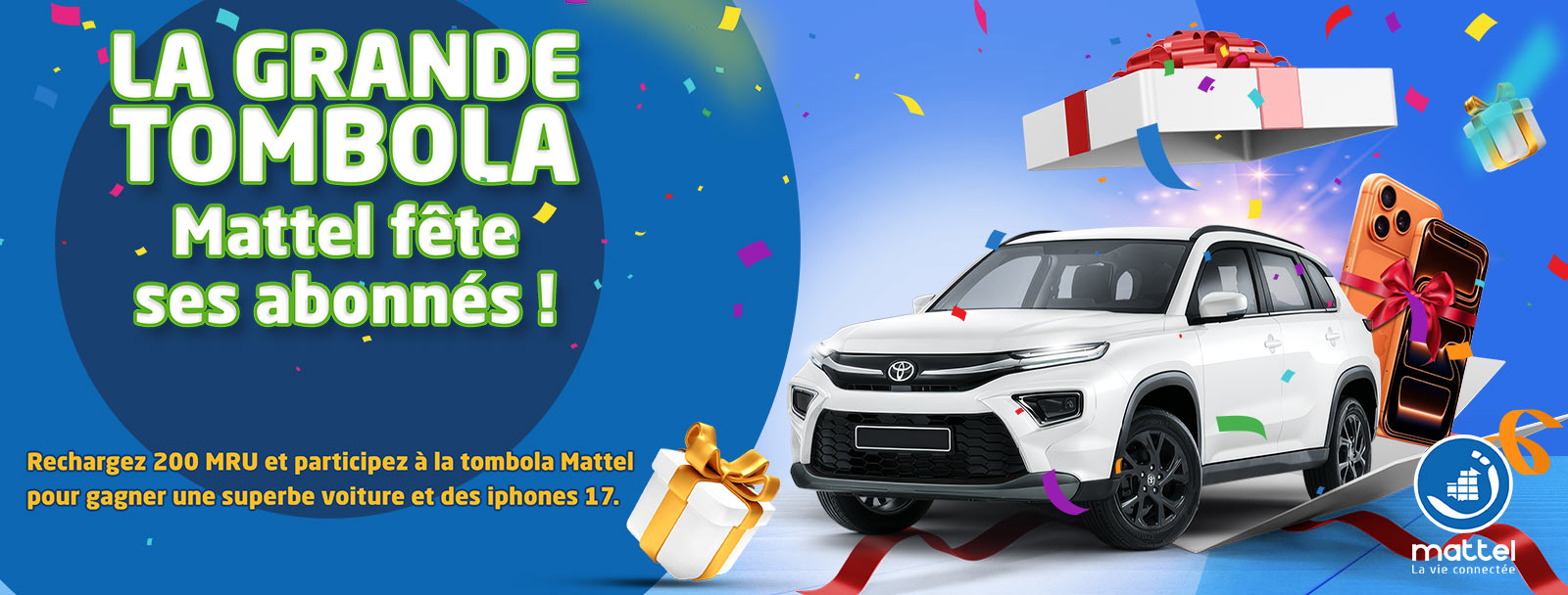 Participez à la grande Tombola de Mattel et gagnez une superbe voiture et des iphones 17 !